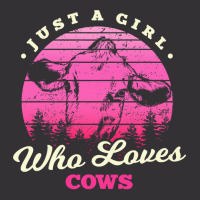 Cow Mooey Girl Loves Cows Classic Cows Heifer Daisy Cattle Vintage Hoodie And Short Set | Artistshot