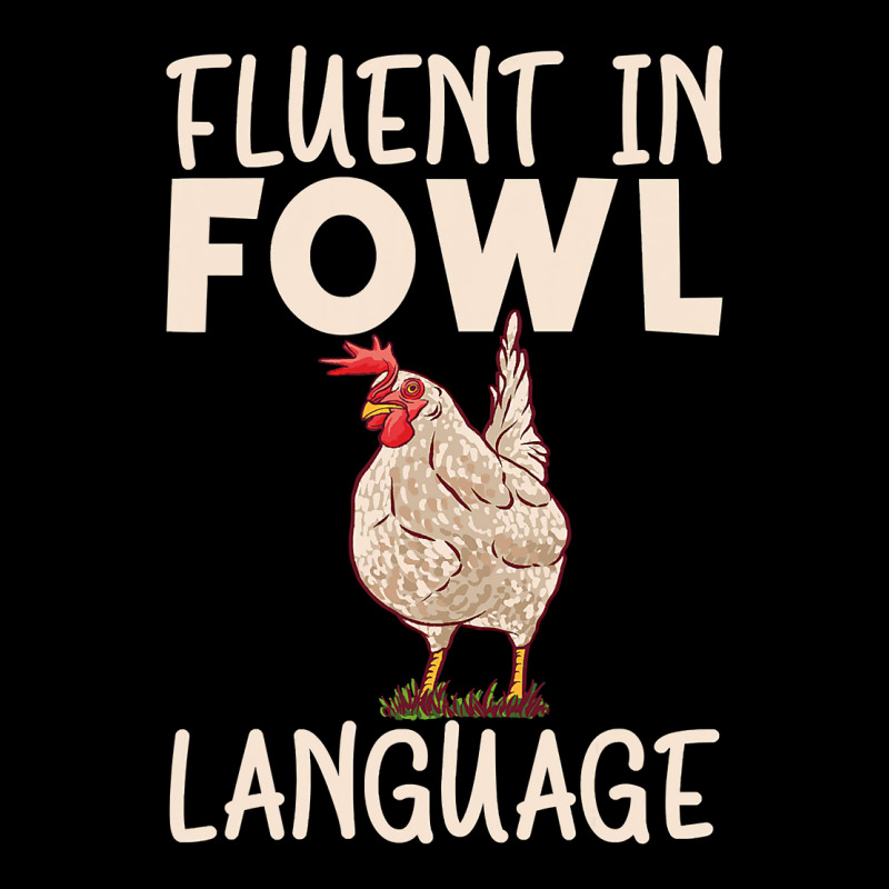 Chicken Chick Fluent In Fowl Language Hen Chicken Lover 80 Rooster Hen Pocket T-shirt | Artistshot