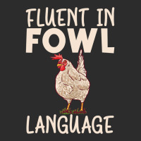 Chicken Chick Fluent In Fowl Language Hen Chicken Lover 80 Rooster Hen Exclusive T-shirt | Artistshot