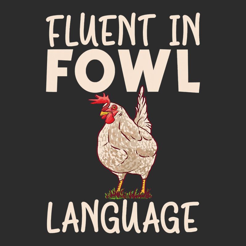 Chicken Chick Fluent In Fowl Language Hen Chicken Lover 80 Rooster Hen Exclusive T-shirt | Artistshot