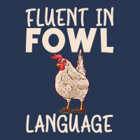 Chicken Chick Fluent In Fowl Language Hen Chicken Lover 80 Rooster Hen Men Denim Jacket | Artistshot