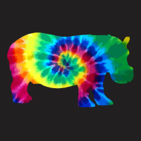 Hippopotamus Hippo Tie Dye Vintage Hippie Hippopotamus Lover 216 Hippo T-shirt | Artistshot