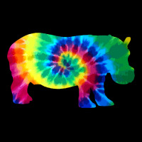 Hippopotamus Hippo Tie Dye Vintage Hippie Hippopotamus Lover 216 Hippo V-neck Tee | Artistshot