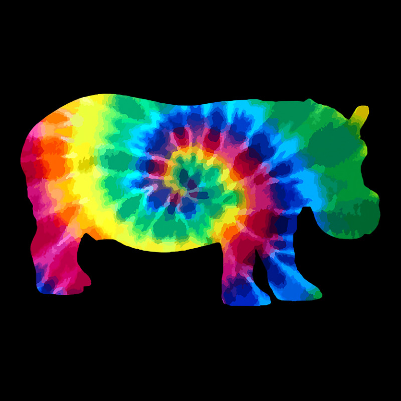 Hippopotamus Hippo Tie Dye Vintage Hippie Hippopotamus Lover 216 Hippo V-neck Tee | Artistshot