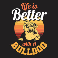 English Bulldog Dog Lover Funny Clothes Dog Merchandise 343 Bulldog Da T-shirt | Artistshot