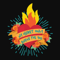 My Heart Burns Crop Top | Artistshot