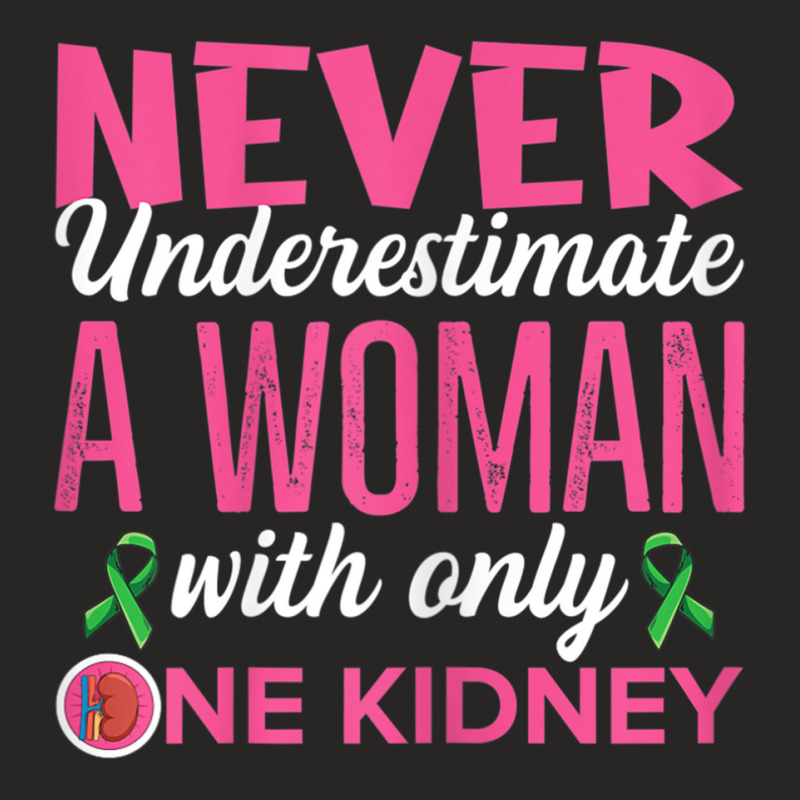 Womens Organ Donation Quote For Your Kidney Donor Wife Ladies Fitted T-Shirt by WillettaIngber | Artistshot