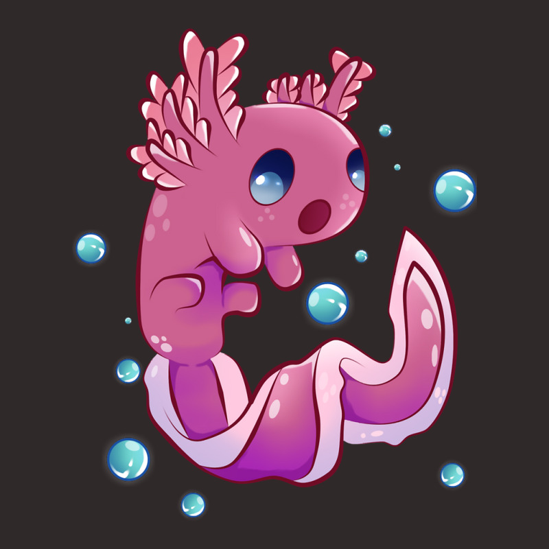 Cute Cartoon Axolotl With Bubbles-y8hya Racerback Tank by JessyTee01 | Artistshot