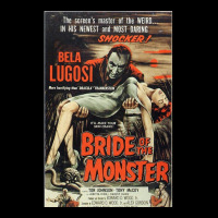 Bride Of The Monsters Cropped Hoodie | Artistshot