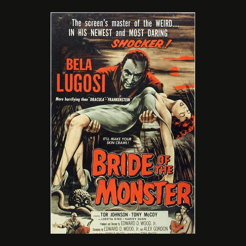 Bride Of The Monsters Scorecard Crop Tee | Artistshot