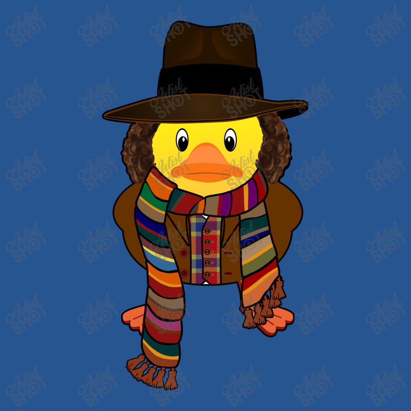 Rubber Duck Dr Who Tom Baker Ladies Fitted T-Shirt by BigTime | Artistshot