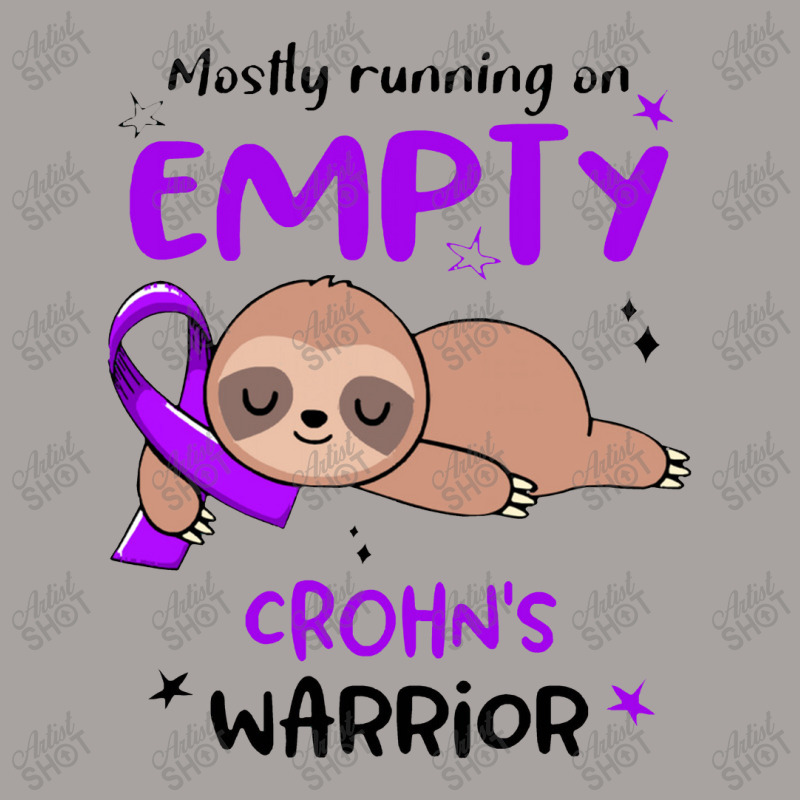 Crohns Awareness   Mostly Running On Empty Crohn's Warrior Racerback Tank by salamansik | Artistshot