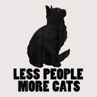 Less People More Black Cat Funny Pet Lover Men Dark Cat Pocket T-shirt | Artistshot