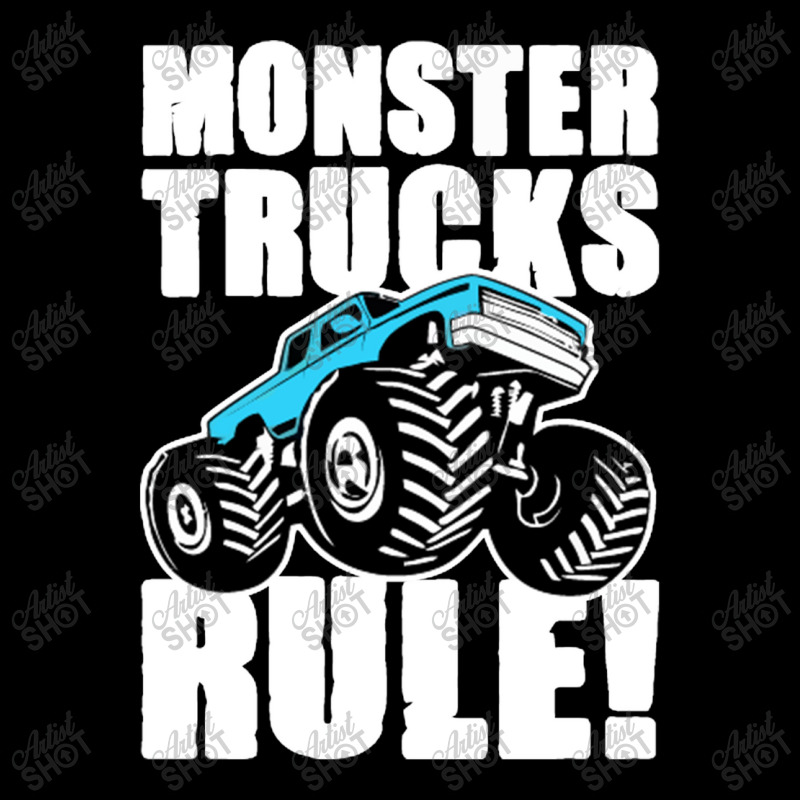 Funny Monster Truck Men's Long Sleeve Pajama Set | Artistshot