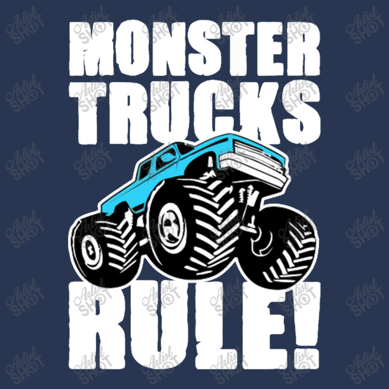 Funny Monster Truck Men Denim Jacket | Artistshot