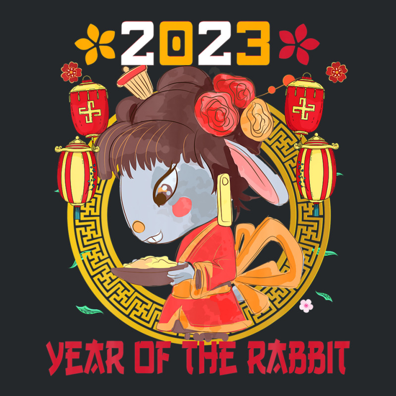 Happy Lunar New Year 2023 Cute Chinese Rabbit Decorations Crewneck Sweatshirt | Artistshot