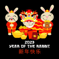 Zodiac Happy Chinese New Year Outfit Year Of The Rabbit 2023 Zipper Hoodie | Artistshot