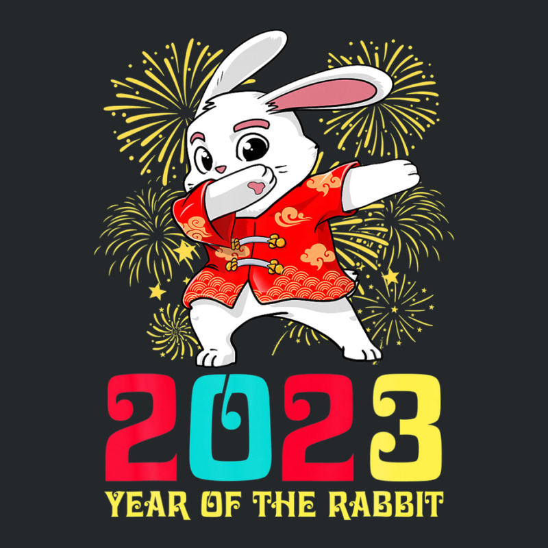 Dabbing Year Of The Rabbit Happy Chinese New Year 2023 Crewneck Sweatshirt | Artistshot