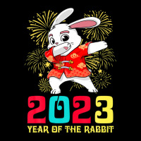 Dabbing Year Of The Rabbit Happy Chinese New Year 2023 Zipper Hoodie | Artistshot