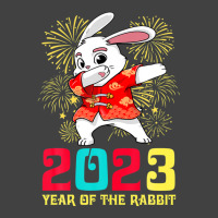 Dabbing Year Of The Rabbit Happy Chinese New Year 2023 Vintage T-shirt | Artistshot