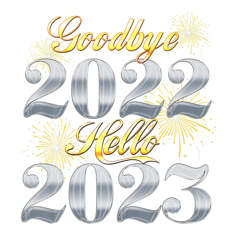 Goodbye 2022 Hello 2023 - Happy New Year Crop Top | Artistshot