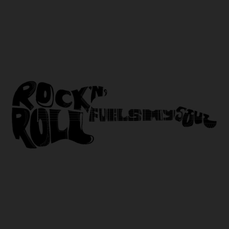 Rock 'n' Roll Fuels My Soul - Black Text Men's T-shirt Pajama Set by AnhTran | Artistshot