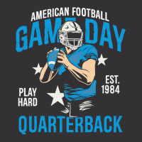 Football Game Day Quarterback 209 Football Player Vintage Hoodie | Artistshot