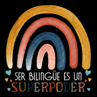 Ser Bilingue Es Un Superpoder Spanish Teacher Esl Teacher Maternity Scoop Neck T-shirt | Artistshot