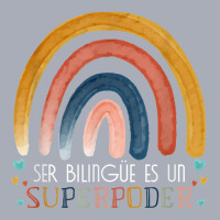 Ser Bilingue Es Un Superpoder Spanish Teacher Esl Teacher Tank Dress | Artistshot