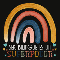 Ser Bilingue Es Un Superpoder Spanish Teacher Esl Teacher Scorecard Crop Tee | Artistshot