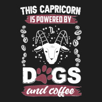 Capricorn Dog Lover Coffee Lover Horoscope Zodiac Sign Premium Classic T-shirt | Artistshot