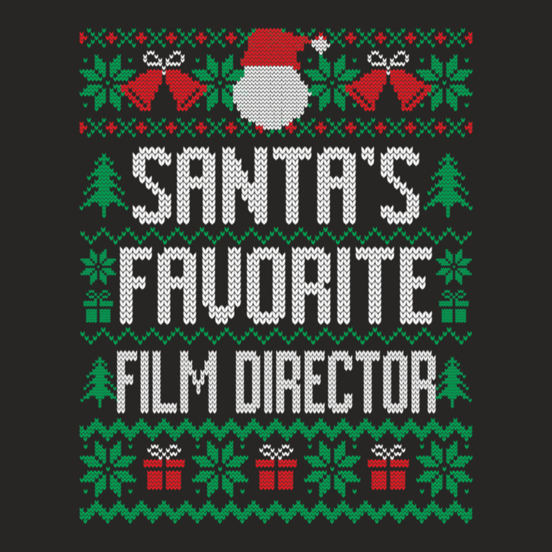 Santa's Favorite Film Director Ladies Fitted T-Shirt by RubenGarcia | Artistshot