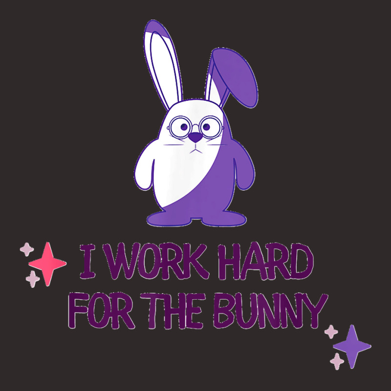 Bunny Memes Cute Kawaii Art I Work Hard For The Purple Bunny Racerback Tank by JOSEPHDOMINICWILLIS | Artistshot