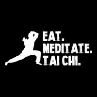 Eat Meditate Tai Chi Martial Arts Fighting Chinese Fighter Premium T S Adjustable Cap | Artistshot