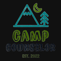 Camp Counselor 2022 Summer Teacher Instructor Coach Crew Premium Metal Print Square | Artistshot