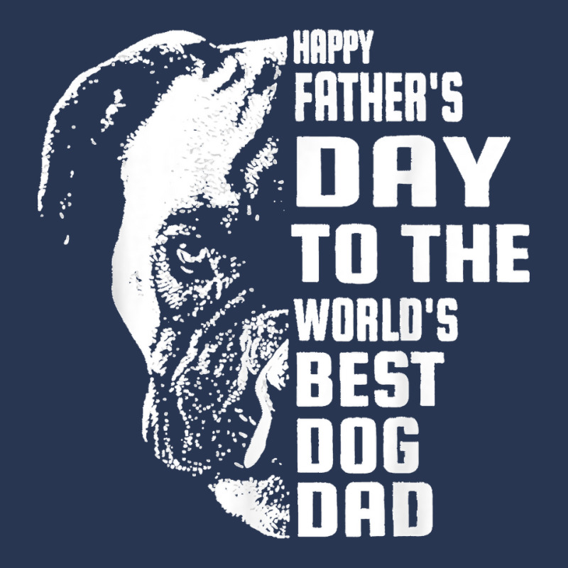 Boxer Happy Father's Day To The Best Dog Dad Fathers Day Men Denim Jacket | Artistshot