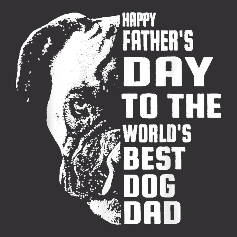 Boxer Happy Father's Day To The Best Dog Dad Fathers Day Vintage Short | Artistshot