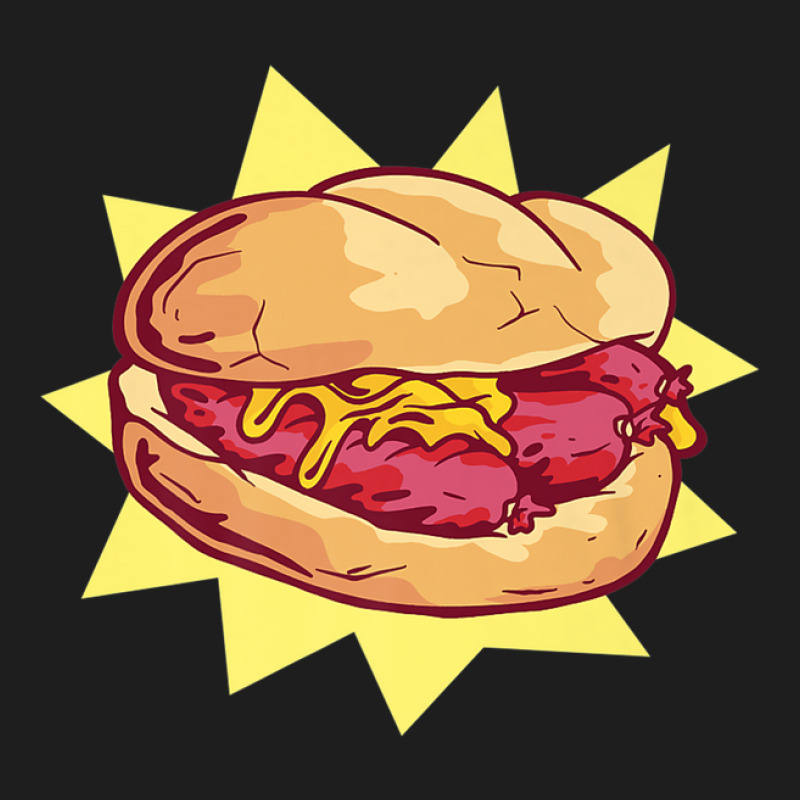 Sausage Sandwich Fast Food Classic T-shirt by beastonkriss | Artistshot