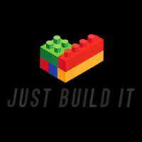 Just Build It Blocks Bricks Building Blocks Toy Fleece Short | Artistshot