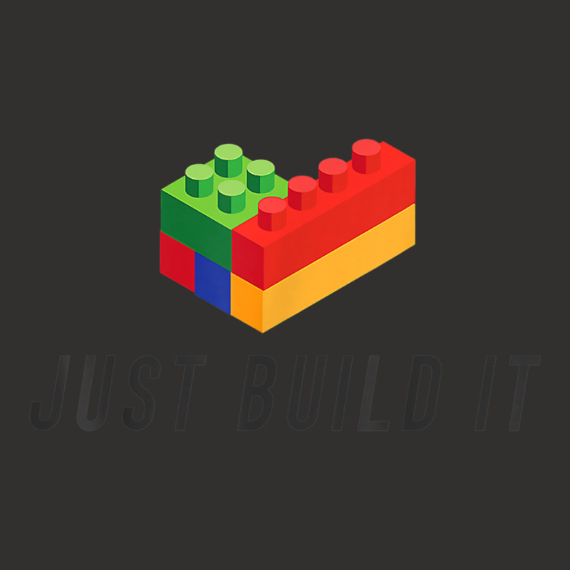 Just Build It Blocks Bricks Building Blocks Toy Champion Hoodie | Artistshot