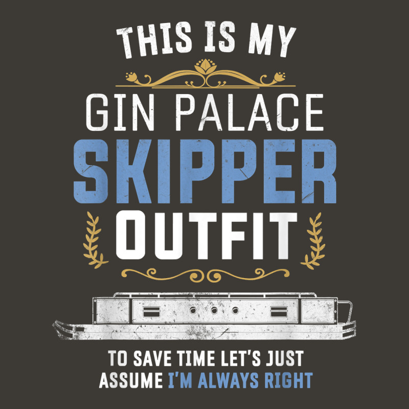 Canal Boat & Narrowboat Gin Palace Skipper For Boat Owner T Shirt Bucket Hat | Artistshot