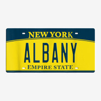 Albany Ny New York Upstate Capital Hometown License Plate T Shirt Adjustable Cap | Artistshot