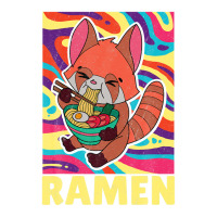 Red Panda Ramen Noodle Japan Cuisine Japanese Asian Food V-neck Tee | Artistshot