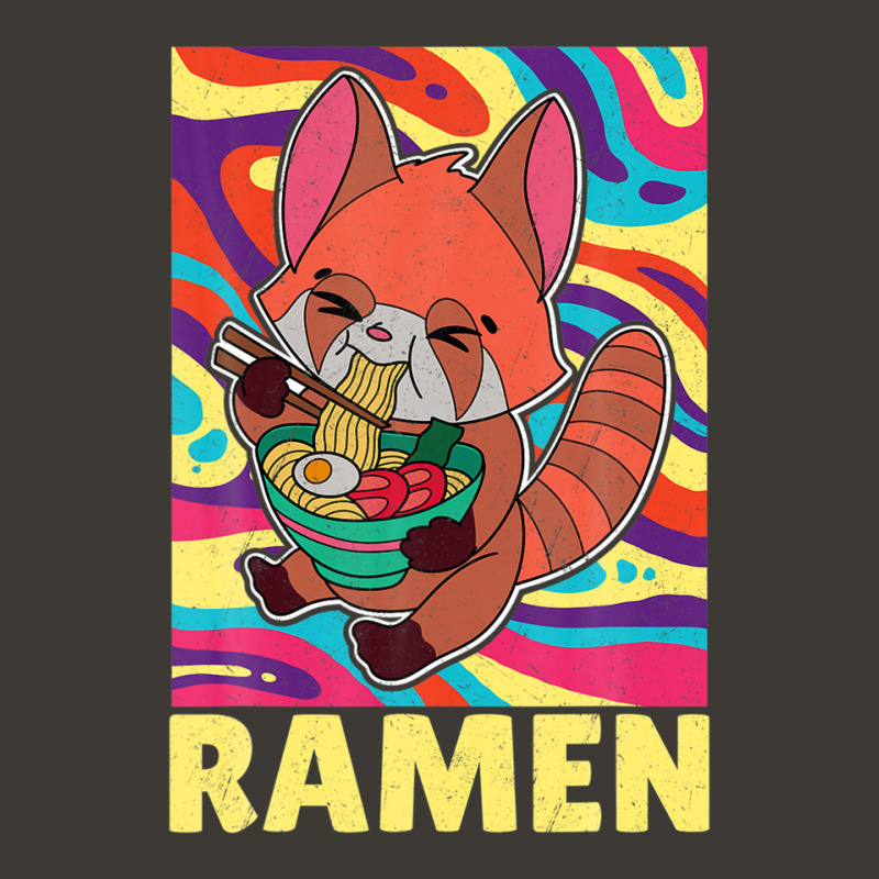 Red Panda Ramen Noodle Japan Cuisine Japanese Asian Food Bucket Hat by beastonkriss | Artistshot