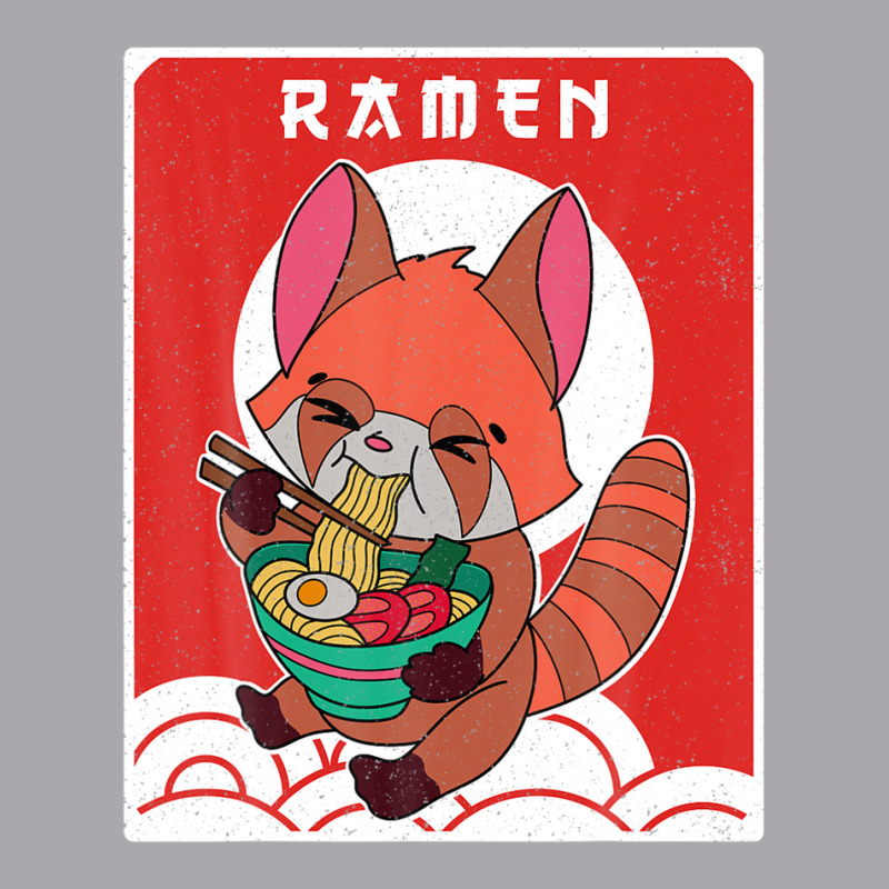 Red Panda Ramen Noodle Japan Cuisine Japanese Asian Food Youth 3/4 Sleeve by beastonkriss | Artistshot