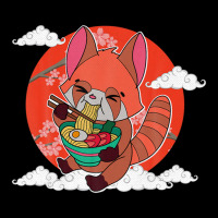 Red Panda Ramen Noodle Japan Cuisine Japanese Asian Food Cropped Hoodie | Artistshot