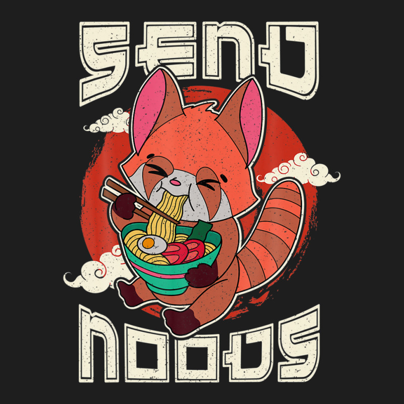 Red Panda Ramen Noodle Japan Cuisine Japanese Asian Food Classic T-shirt by beastonkriss | Artistshot