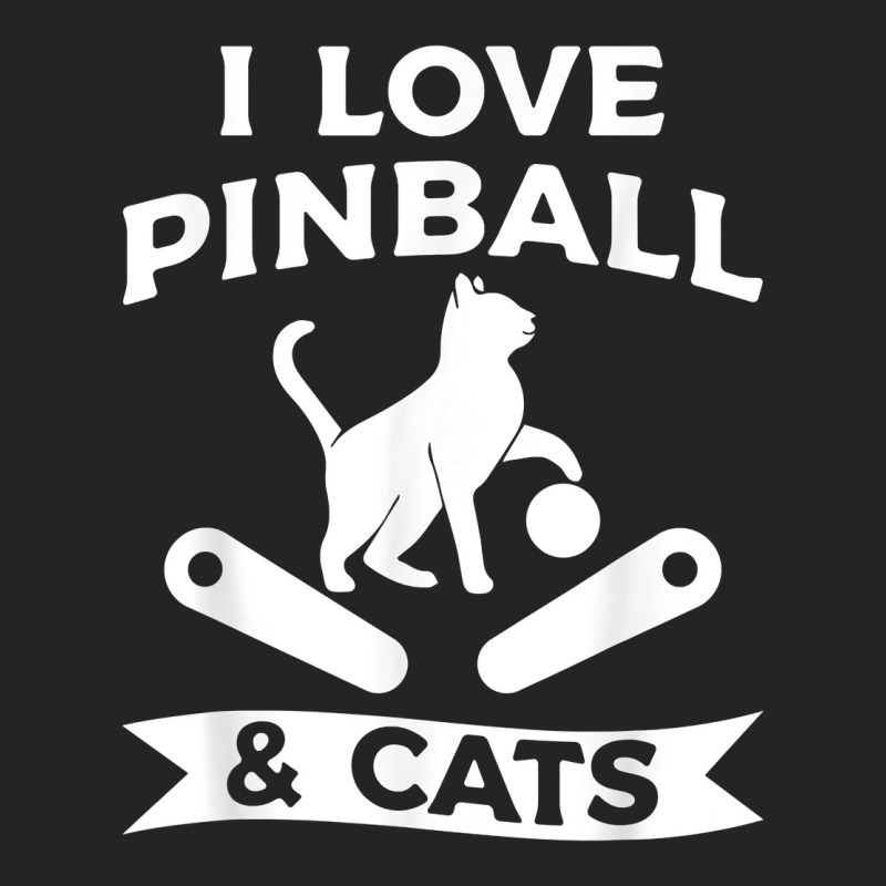 I Love Pinball & Cats Arcade Game Machines T Shirt 3/4 Sleeve Shirt | Artistshot