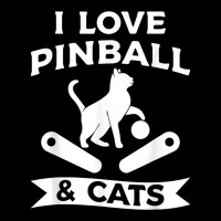 I Love Pinball & Cats Arcade Game Machines T Shirt Men's 3/4 Sleeve Pajama Set | Artistshot