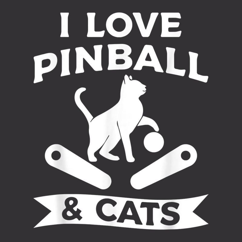 I Love Pinball & Cats Arcade Game Machines T Shirt Vintage Short | Artistshot